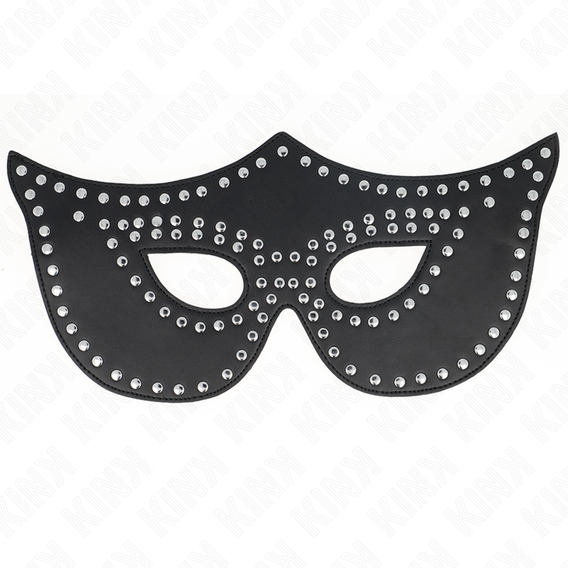Kink Masked Allure-Maschera in imitazione di pelle con rivetti modello 2 2 Kink Masked Allure-Maschera in imitazione di pelle con rivetti modello 2 · Bondage & Manette (imaginea 2)