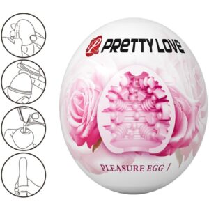 Bodies & Masturbators-Masturbatore Maschile Egg Rosa-TPR, Impermeabile