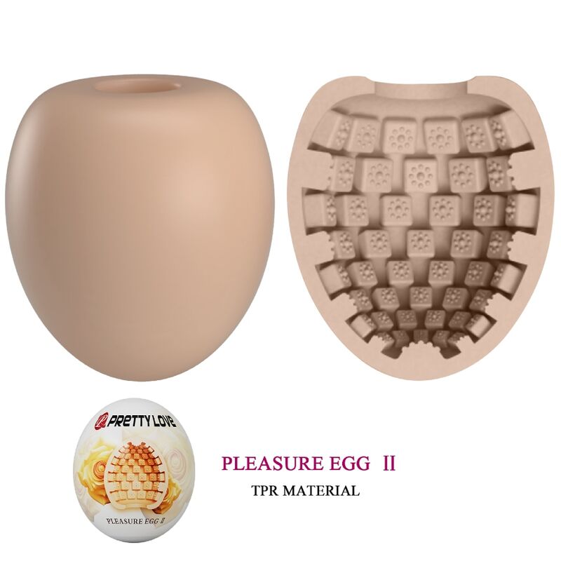 Bodies & Masturbators-Masturbatore Maschile Egg Flesh-TPR — PRETTY LOVE · Masturbatori (immagine 2)