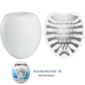 Bodies & Masturbators-Masturbatore Maschile Egg White-TPR — PRETTY LOVE · Masturbatori (immagine 4)
