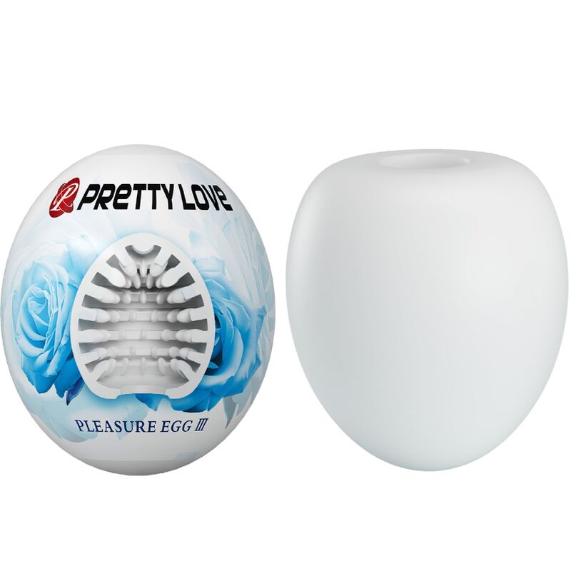 Bodies & Masturbators-Masturbatore Maschile Egg White-TPR — PRETTY LOVE · Masturbatori (immagine 2)