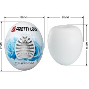 Bodies & Masturbators-Masturbatore Maschile Egg White-TPR — PRETTY LOVE · Masturbatori (immagine 8)
