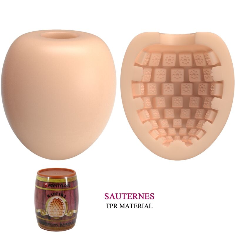 Bodies & Masturbators-Masturbatore Maschio Egg Flesh Model 2-TPR — PRETTY LOVE · Masturbatori (immagine 4)