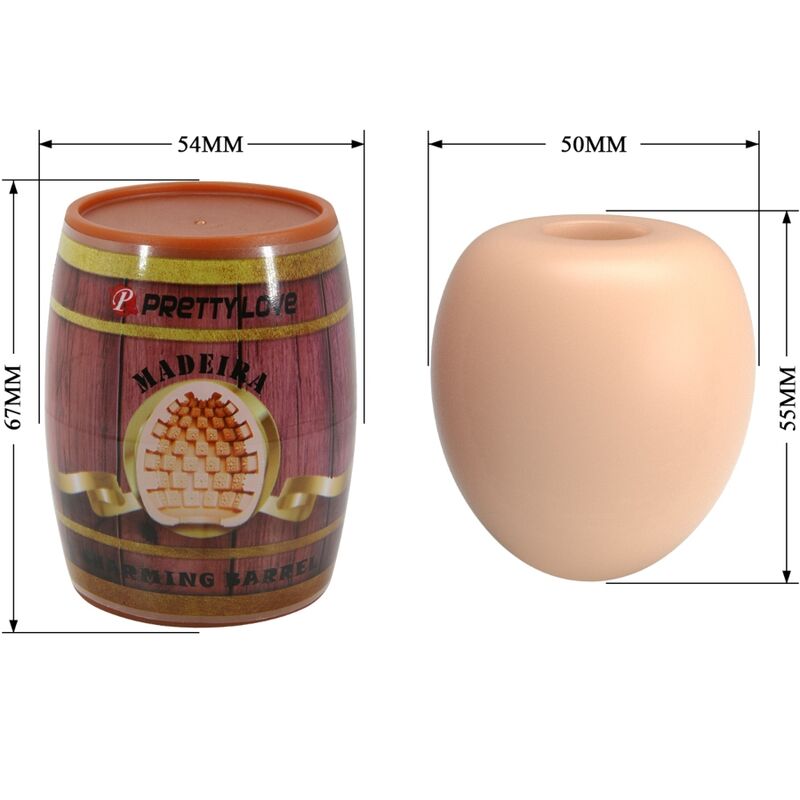 Bodies & Masturbators-Masturbatore Maschio Egg Flesh Model 2-TPR — PRETTY LOVE · Masturbatori (immagine 5)
