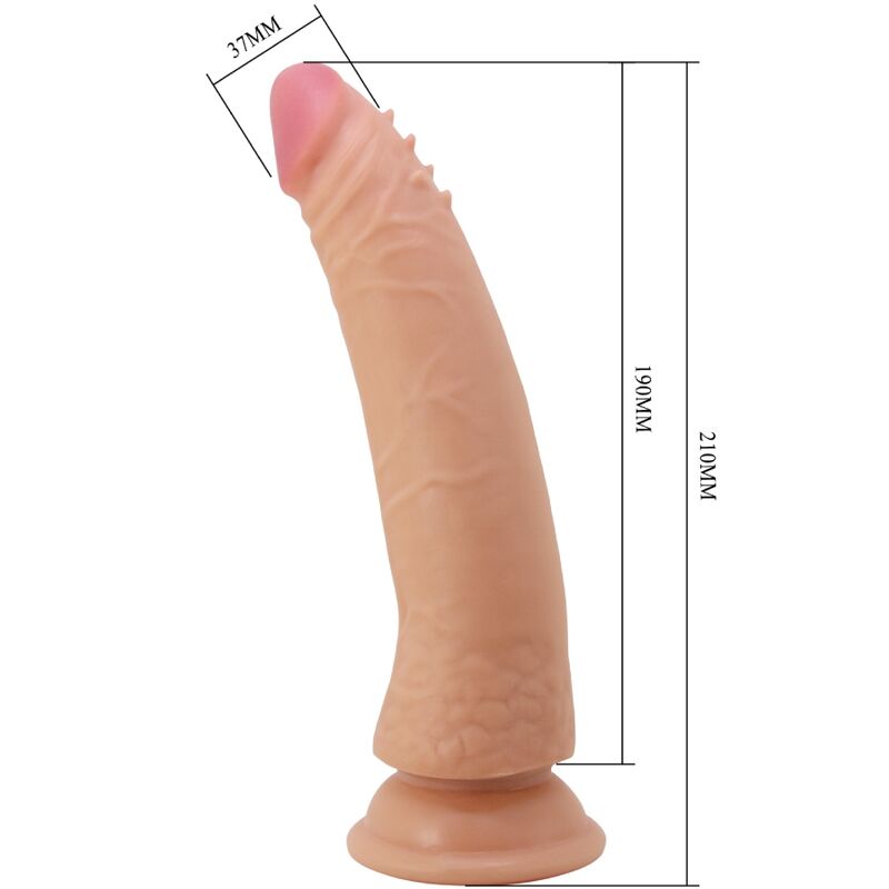 Dildos-Kable Super Realistic Pene 21 cm Flesh-TPR, Impermeabile 4 Dildos-Kable Super Realistic Pene 21 cm Flesh-TPR, Impermeabile — PRETTY LOVE · Dildo & Stimolatori (imaginea 4)