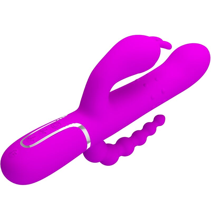 High Tech-Cammy Triplo Vibratore Multifunzione 4 in 1 — PRETTY LOVE · Vibratori (imaginea 7)