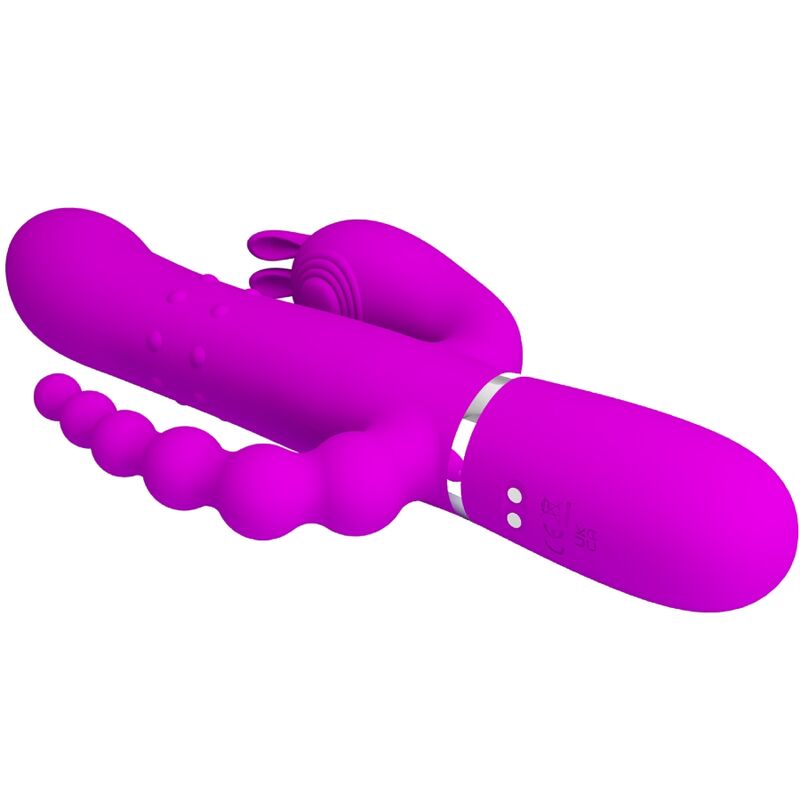 High Tech-Cammy Triplo Vibratore Multifunzione 4 in 1 — PRETTY LOVE · Vibratori (imaginea 9)