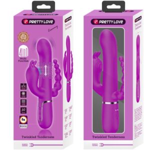 High Tech-Cammy Triplo Vibratore Multifunzione 4 in 1 — PRETTY LOVE · Vibratori (imaginea 2)