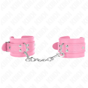 Kink Wrist Restraint-Semplici Braccialetti per Polso Rosa · Bondage & Manette (imaginea 2)
