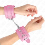Kink Wrist Restraint-Semplici Braccialetti per Polso Rosa · Bondage & Manette