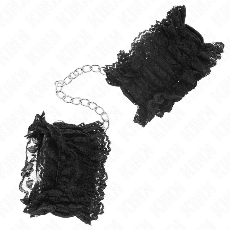 Kink Wrist Restraint-Braccialetti elastici in pizzo · Bondage & Manette (immagine 3)