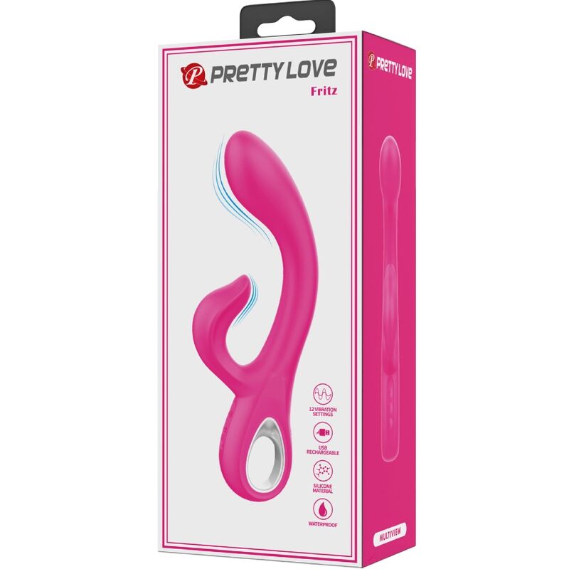 High Tech-Fritz Rabbit Vibrator 12 Vibrazioni Rosa-Silicone, 12 velocità 2 High Tech-Fritz Rabbit Vibrator 12 Vibrazioni Rosa-Silicone, 12 velocità — PRETTY LOVE · Vibratori (imaginea 2)