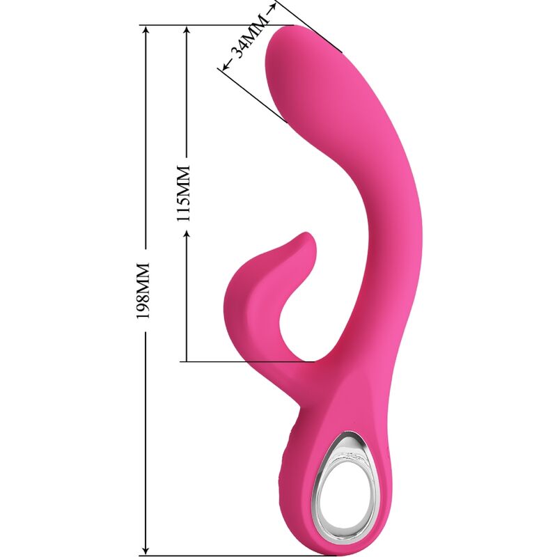 High Tech-Fritz Rabbit Vibrator 12 Vibrazioni Rosa-Silicone, 12 velocità 8 High Tech-Fritz Rabbit Vibrator 12 Vibrazioni Rosa-Silicone, 12 velocità — PRETTY LOVE · Vibratori (imaginea 8)