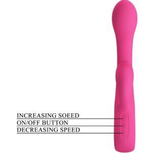 High Tech-Fritz Rabbit Vibrator 12 Vibrazioni Rosa-Silicone, 12 velocità 18 High Tech-Fritz Rabbit Vibrator 12 Vibrazioni Rosa-Silicone, 12 velocità — PRETTY LOVE · Vibratori (imaginea 9)