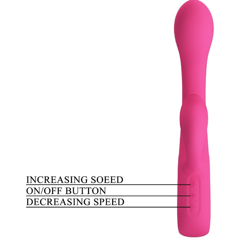 High Tech-Fritz Rabbit Vibrator 12 Vibrazioni Rosa-Silicone, 12 velocità 9 High Tech-Fritz Rabbit Vibrator 12 Vibrazioni Rosa-Silicone, 12 velocità — PRETTY LOVE · Vibratori (imaginea 9)