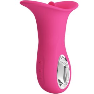 High Tech-Clyde Vibratore Orale con Lingua Vibrante, 12 Vibrazioni — PRETTY LOVE · Vibratori