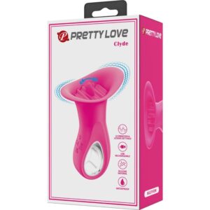 High Tech-Clyde Vibratore Orale con Lingua Vibrante, 12 Vibrazioni — PRETTY LOVE · Vibratori (imaginea 3)