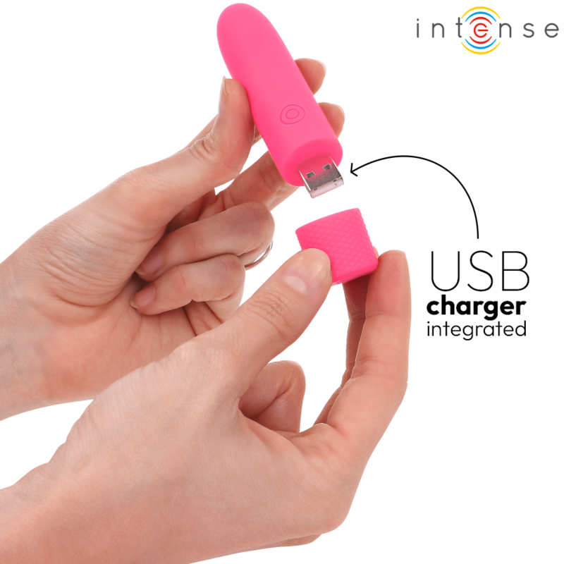 Intense Fun Toys-Symone Bullet Vibratore Usb ricaricabile, 8 · Vibratori (imaginea 5)