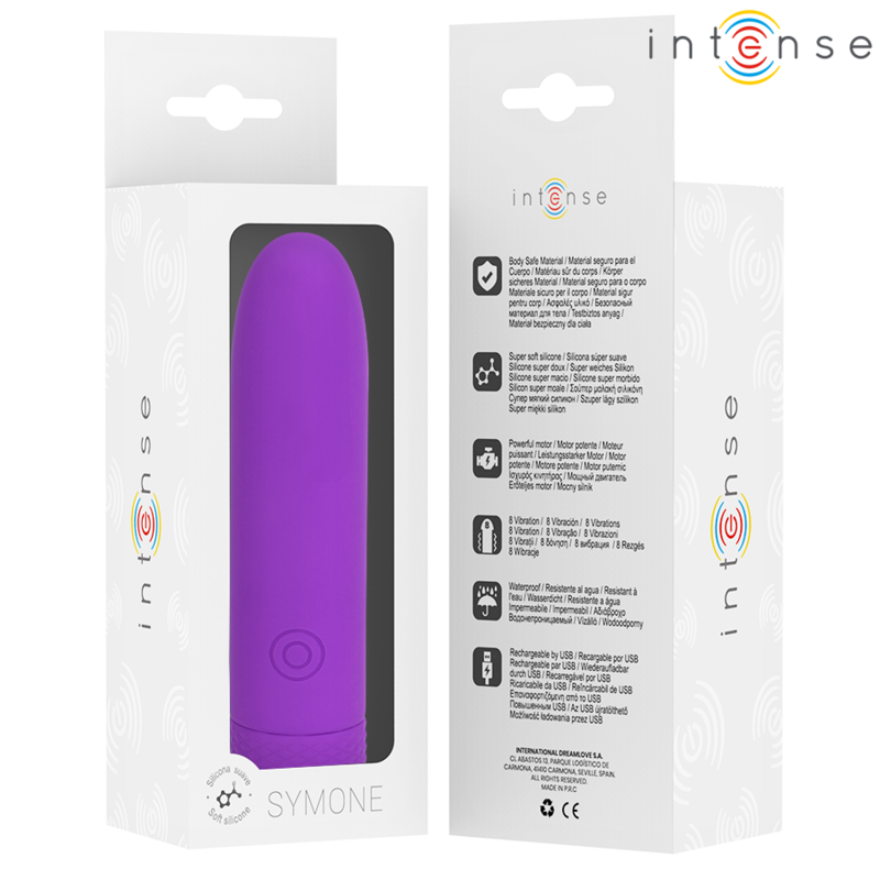 Intense Fun Toys-Symone Bullet Vibratore ricaricabile Usb, 8 2 Intense Fun Toys-Symone Bullet Vibratore ricaricabile Usb, 8 · Vibratori (imaginea 2)