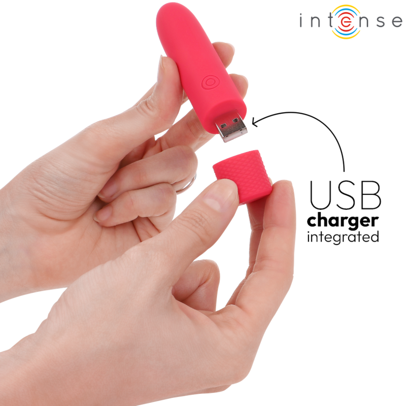 Intense Fun Toys-Symone Usb Ricaricabile Vibratore Bullet 8 · Vibratori (imaginea 5)