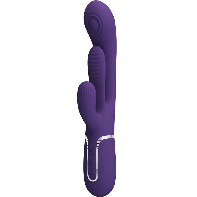 High Tech-Shania Triple Rabbit Vibratore Multifunzione — PRETTY LOVE · Vibratori (immagine 9)