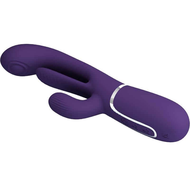 High Tech-Shania Triple Rabbit Vibratore Multifunzione — PRETTY LOVE · Vibratori (immagine 10)