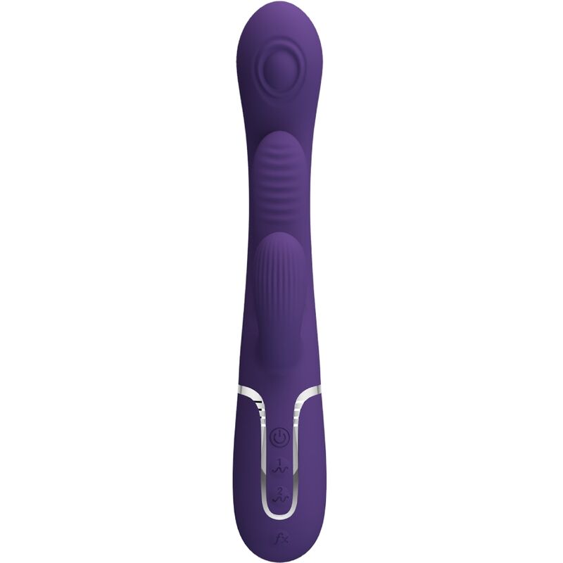 High Tech-Shania Triple Rabbit Vibratore Multifunzione — PRETTY LOVE · Vibratori (immagine 11)