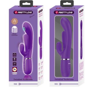 High Tech-Shania Triple Rabbit Vibratore Multifunzione — PRETTY LOVE · Vibratori (immagine 15)