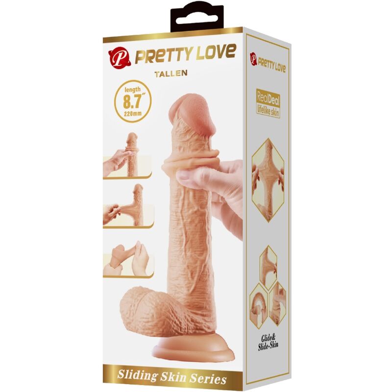Dildos-Tallen Dildo Realist 22 cm Flesh-TPR, Impermeabile, Ventosa 6 Dildos-Tallen Dildo Realist 22 cm Flesh-TPR, Impermeabile, Ventosa — PRETTY LOVE · Dildo & Stimolatori (imaginea 6)
