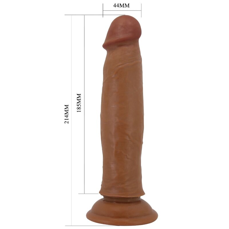 Dildos-Keon Dildo Realist 21 cm Marrone-TPR, Impermeabile, Ventosa — PRETTY LOVE · Dildo & Stimolatori (imaginea 5)