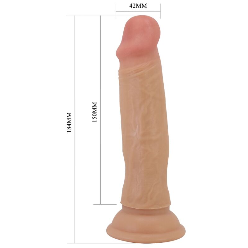 Dildos-Quentin Dildo Realist 18 cm Flesh-TPR, Impermeabile, Ventosa 4 Dildos-Quentin Dildo Realist 18 cm Flesh-TPR, Impermeabile, Ventosa — PRETTY LOVE · Dildo & Stimolatori (immagine 4)
