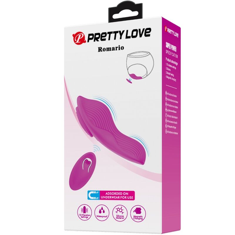 Remote Control-Romario Stimolatore Clitoride Tipo Lay-on — PRETTY LOVE · Vibratori (immagine 9)