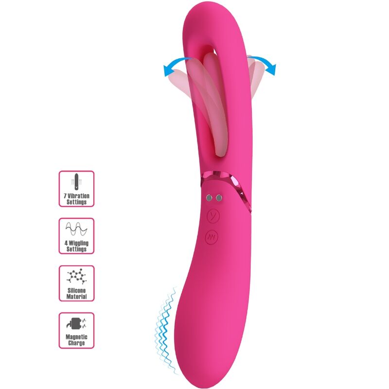Romance-Lexie G-spot Vibratore 7 Vibrazioni Silicone, 7 velocità