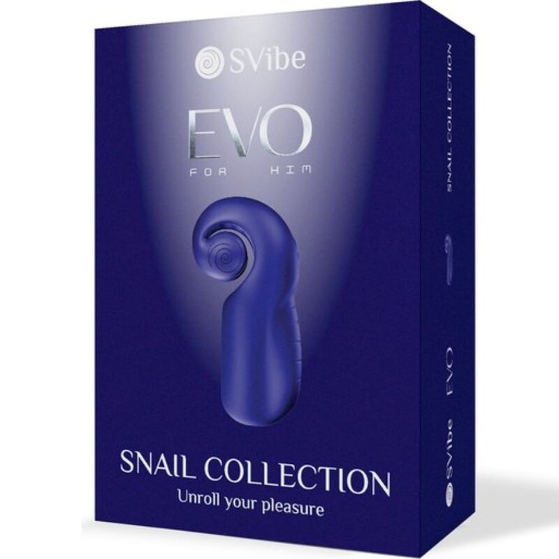 Snail Vibe-Evo for Him Masturbatore Maschio Slide Nroll Blu · Masturbatori (imaginea 5)