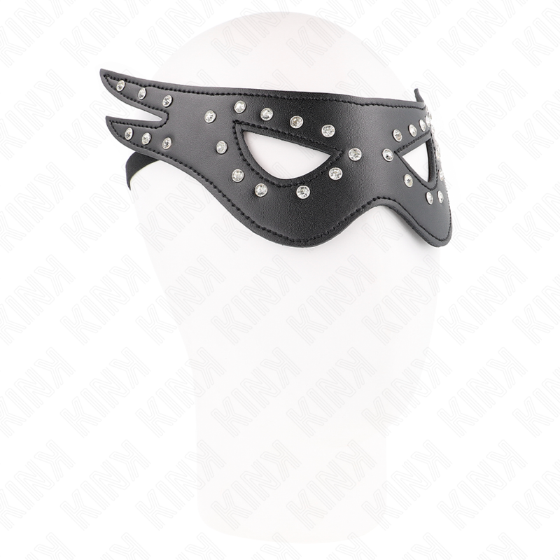 Kink Masked Allure-Sexy Leatherette Mask Model 2 27 X 13