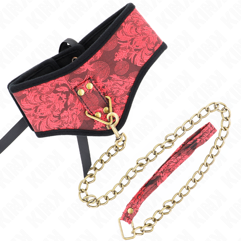 Kink Collar & Gag-Collana modello scandalo con bretelle in pizzo 75 4 Kink Collar & Gag-Collana modello scandalo con bretelle in pizzo 75 · Bondage & Manette (immagine 4)