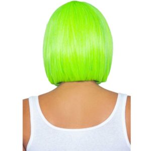 Leg Avenue Accessories-Parrucca Bob Breve Fluorescente Neon Verde · Accessori lingerie (imaginea 3)