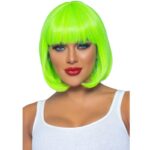Leg Avenue Accessories-Parrucca Bob Breve Fluorescente Neon Verde · Accessori lingerie