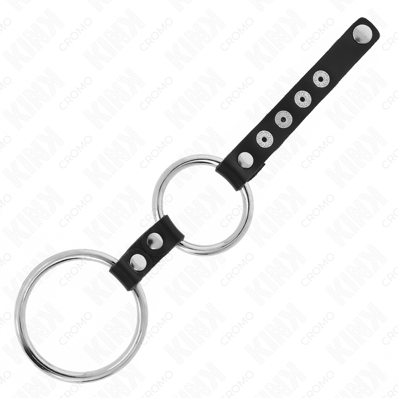 Kink Ring Power-Doppio Anelli Metallici per Pene 3.8 cm a 5 cm · Accessori BDSM (immagine 4)