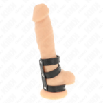 Kink Ring Power-Anello fallico Tripla Pelle con Chiusura · Accessori BDSM