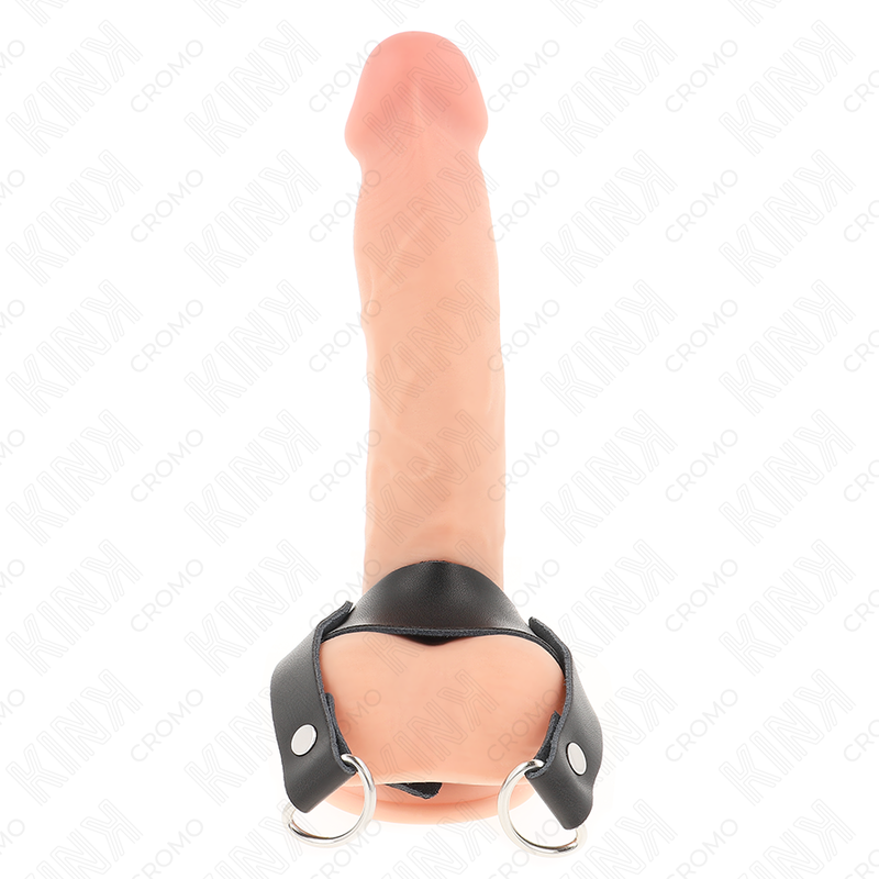 Kink Ring Power-Anello per il pene con anelli a forma di "d" 18.5 cm · Accessori BDSM (immagine 2)