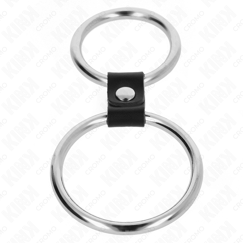 Kink Ring Power-Anelli Penieni Metallici Doppio 3.7 cm a 5 cm 2 Kink Ring Power-Anelli Penieni Metallici Doppio 3.7 cm a 5 cm · Accessori BDSM (imaginea 2)