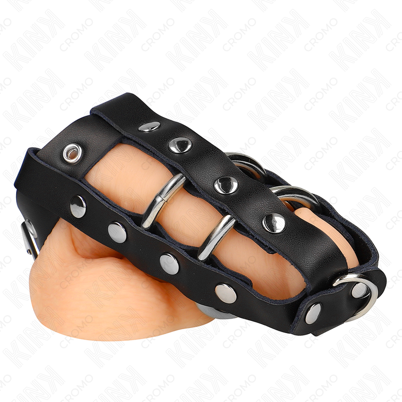 Kink Ring Power-Gabbietta per pene regolabile con lucchetto in metallo 2 Kink Ring Power-Gabbietta per pene regolabile con lucchetto in metallo · Accessori BDSM (imaginea 2)