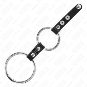 Kink Ring Power-Anello Doppio per Pene 3.8 cm Fino a 5 cm · Accessori BDSM (imaginea 3)