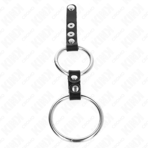 Kink Ring Power-Anello Doppio per Pene 3.8 cm Fino a 5 cm · Accessori BDSM (imaginea 4)