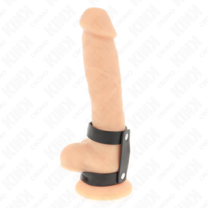 Kink Ring Power-Doppio anello regolabile in pelle per pene 11 Kink Ring Power-Doppio anello regolabile in pelle per pene · Accessori BDSM (imaginea 3)