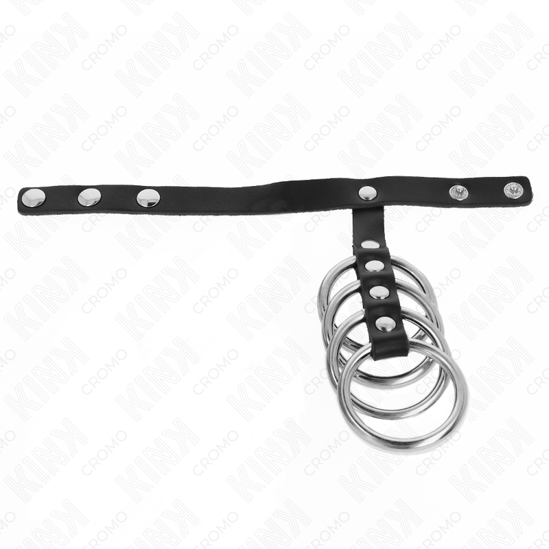 Kink Ring Power-4 Anelli Pene Metallici 3.8 cm Collegati · Accessori BDSM (immagine 2)