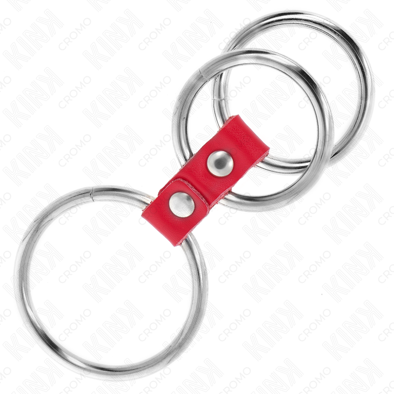 Kink Ring Power-Anello fallico Triplo Metal 3,7 cm a 5 cm Collegato 2 Kink Ring Power-Anello fallico Triplo Metal 3,7 cm a 5 cm Collegato · Accessori BDSM (imaginea 2)