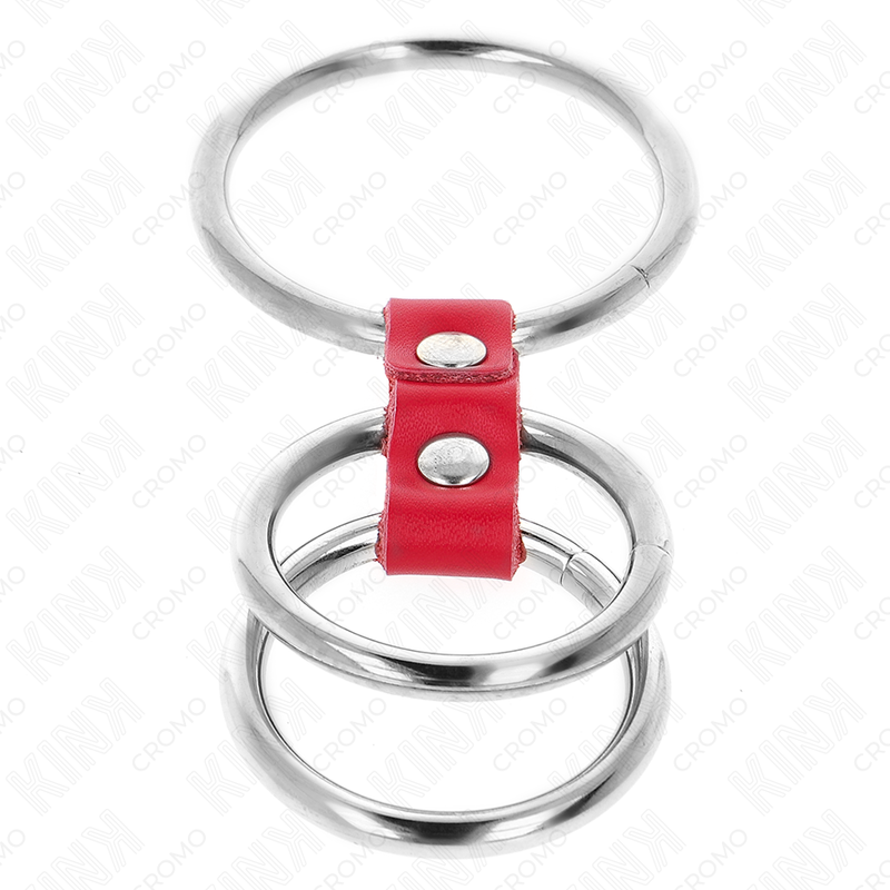 Kink Ring Power-Anello fallico Triplo Metal 3,7 cm a 5 cm Collegato 3 Kink Ring Power-Anello fallico Triplo Metal 3,7 cm a 5 cm Collegato · Accessori BDSM (imaginea 3)