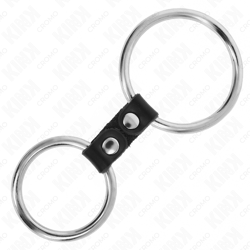 Kink Ring Power-Anello doppio in metallo per Pene 3.7 cm Fino a 5 2 Kink Ring Power-Anello doppio in metallo per Pene 3.7 cm Fino a 5 · Accessori BDSM (imaginea 2)
